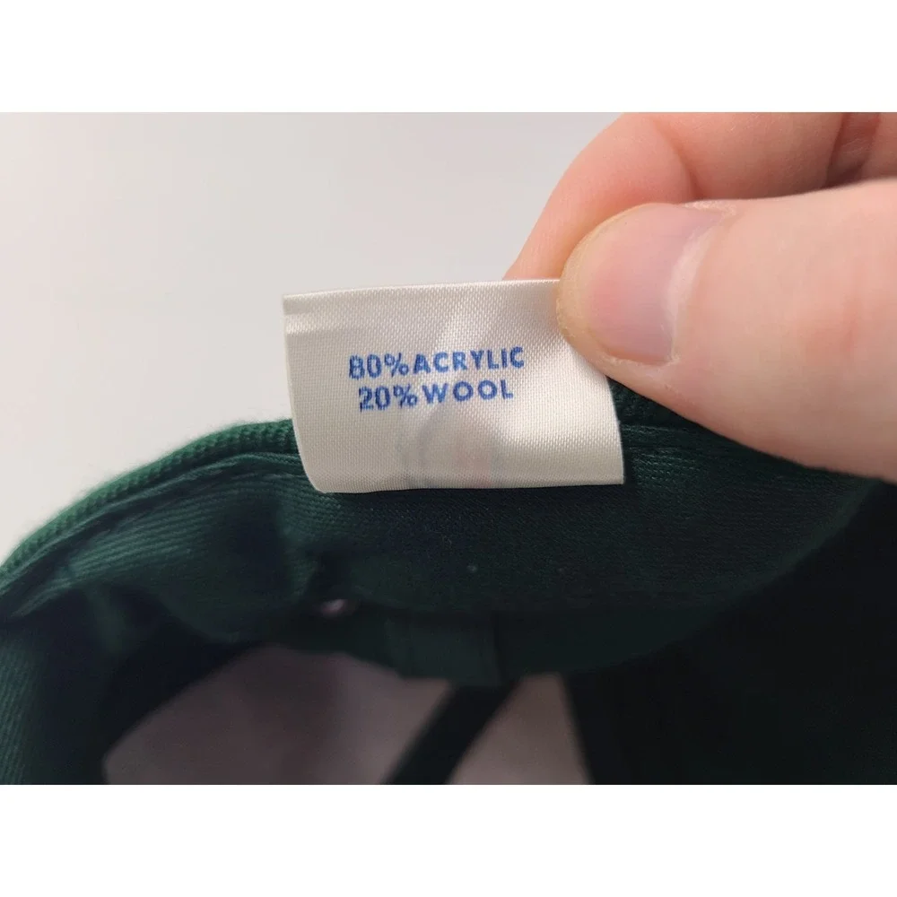 Vintage Milwaukee Bucks Logo Athletic Strapback Adjustable Hat Cap Wool‎ Blend